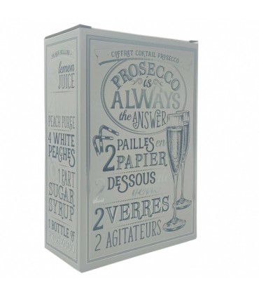 Pokaalid Prosecco, kinkekomplekt 2tk