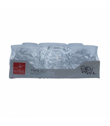 Klaasid, Flora Thumbler, Bormioli Rocco 260ml 6tk