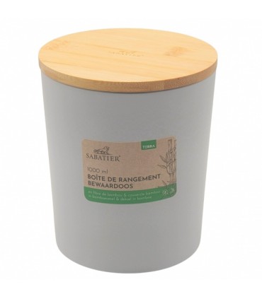 Hoiustamiskarp kaanega, bamboo 1000ml