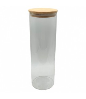 Klaaspurk Bambus kaanega 100x300mm