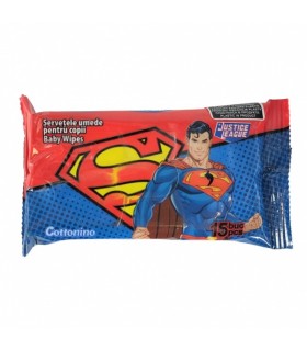 Niisked salvrätikud Superman 15tk