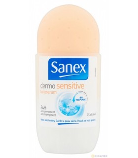 Deodorant, Sanex, rulliga ja tundlikule nahale 50ml