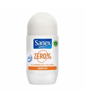 Deodorant Zero %, Sanex, rulliga ja tundlikule nahale 50ml