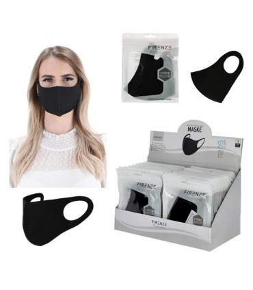 Mask Flex, must H17.5xT12.5cm