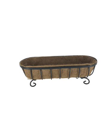 Lillekorv/pott kookossisuga põrandale 60x20cm