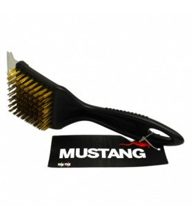 Grillipuhastushari Mustang BBQ Brush brass 22 cm