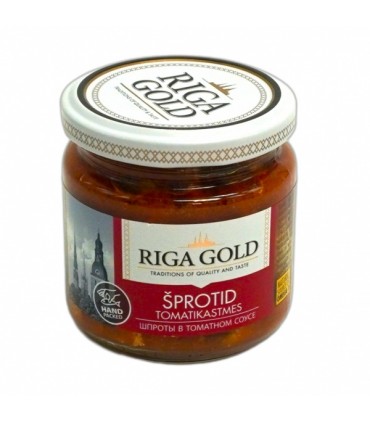 Sprotid tomatikastmes, Riga Gold 185g
