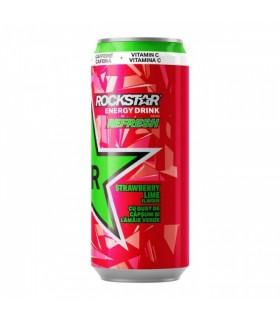 Energiajook, Rockstar Strawberry&Lime 500ml