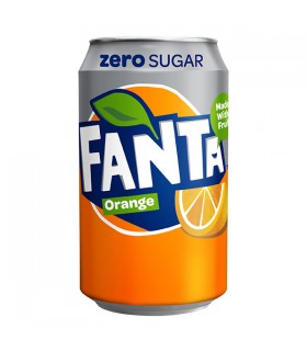 Karastusjook Fanta Zero Sugar, apelsini 330ml