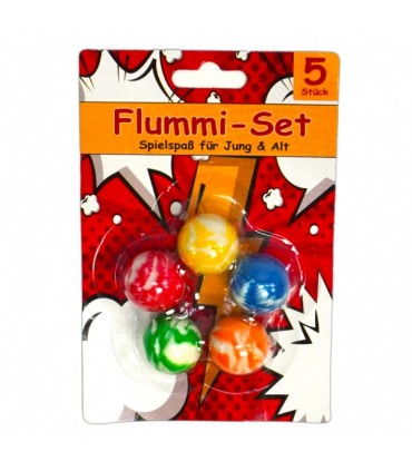 Kummipallid 2,7cm 5tk