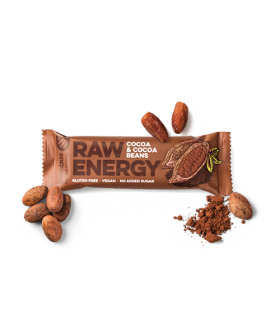 Raw Energy, Bombus, kakao ja kakaoubadega 50g