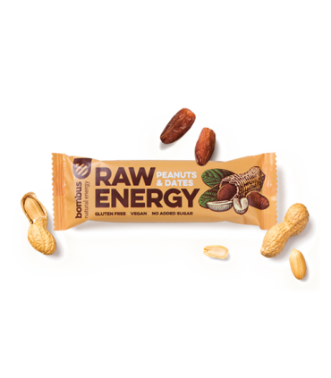 Raw Energy, Bombus, maapähkel ja datlid 50g