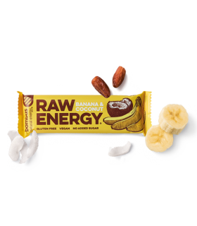 Raw Energy, Bombus, banaani ja kookose 50g