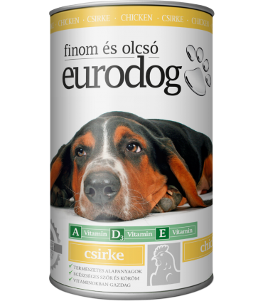 Konserv koerale linnulihaga, EuroDog 1240g