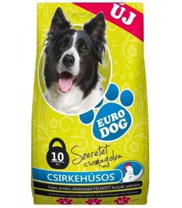 Koeratoit täiskasvanud koerale linnulihaga, EuroDog, 10kg