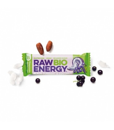 Batoon, Raw Bio Energy, orgaaniline must sõstar ja kookos 50g