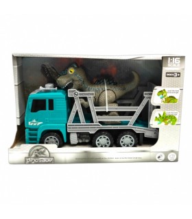 Auto dinosaurusega 1:16, tulede ja heliga