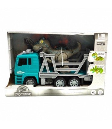 Auto dinosaurusega 1:16, tulede ja heliga