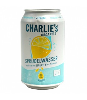 Vesi karboniseeritud, magustamata, BIO Charlie's Lemon 330ml