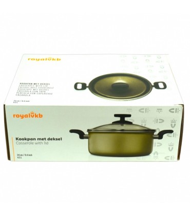 Pott, ROYAL VKB, kaanega 24cm 4,5L