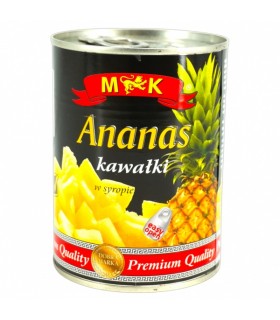 Ananassitükid, siirupis MK 565g