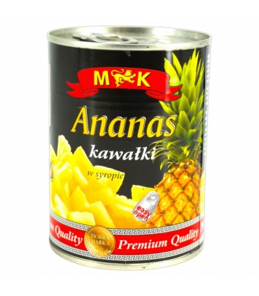 Ananassitükid, siirupis MK 565g
