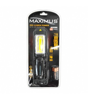 Töölamp 3W+1W 240+60lm, Maximus, patareidega