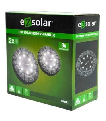 Õuevalgustid LED, EZSolar, kivi efektiga 2tk