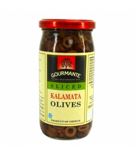Viilutatud Kalamata oliivid soolvees, Gourmante 370ml