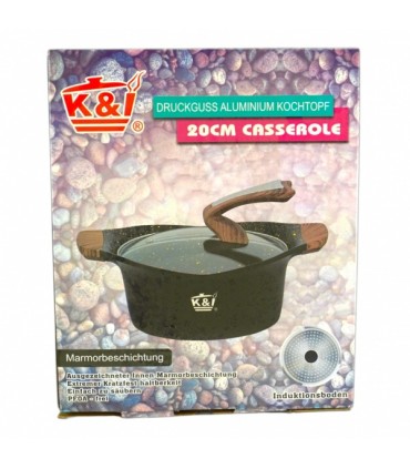 Pott, kaanega 2,5L 20cm 