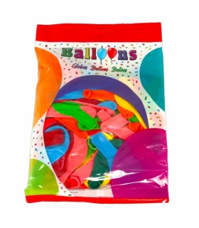 Õhupallid värvilised mix 100tk