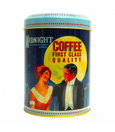 Hoiustamiskarp kaanega plekist, Coffee