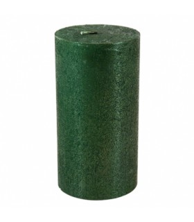 Küünal rustic pillar tumeroheline 13x6.8cm