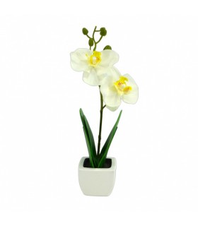 Kunst-orhidee potis 5x5x22,5cm