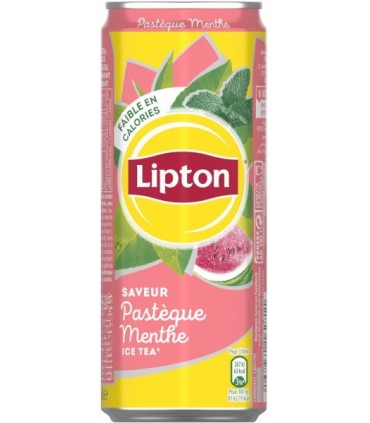 Jäätee, Lipton, piparmündi arbuusi 330ml