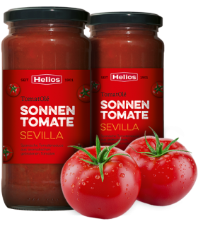 Tomatikaste Helios, päikeseküpsetest tomatitest, Sevilla 420g