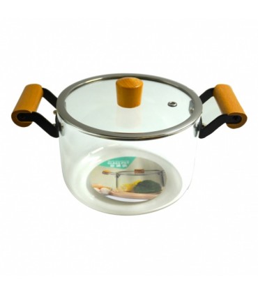 Pott, kaanega klaasist 3,5L