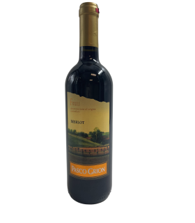Friuli Pasco Grion Merlot, punane/kuiv, 12%vol, 75cl Vein KGT