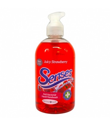 Vedelseep antibakteriaalne, Strawberry Senses 500ml