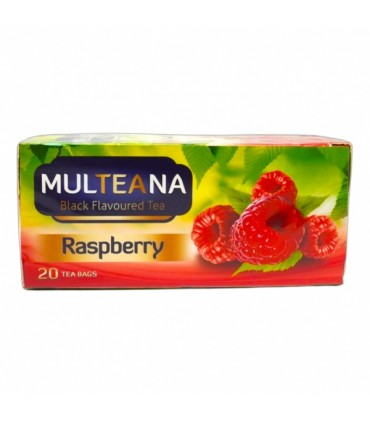 Must tee vaarikaga, Multeana, aromatiseeritud 30g