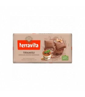 Piimašokolaad tiramisu täidisega, Terravita 100g