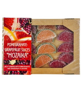 Marmelaad granaatõuna-greibi lõigud, Mozaika 450g 