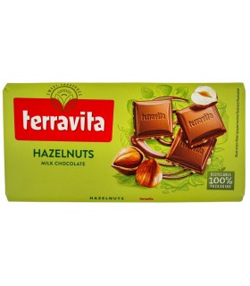 Piimašokolaad metspähkli, Terravita 100g