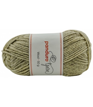 Lõng, Panduro, 100% vill, hall 50g