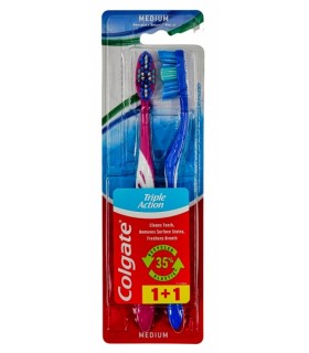 Hambahari Triple Action Medium, Colgate 2tk
