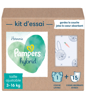 Mähkmed 3-16kg, Pampers, 1 pestav mähe + 15 imavat lappi