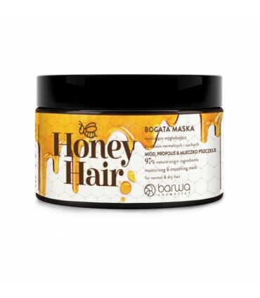 Juuksemask, Barwa, meega, niisutav ja normaalsetele/kuivadele juustele 220ml