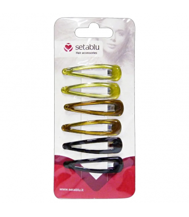 Juukseklambrid, Setablu 5cm 6tk