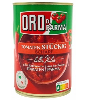 Tomatid vürtsikas kastmes, Oro Di Parma 425ml