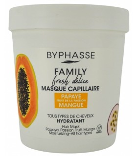 Juuksemask papaia, passioni & mango, Byphasse, kõikidele juuksetüüpidele 250ml
